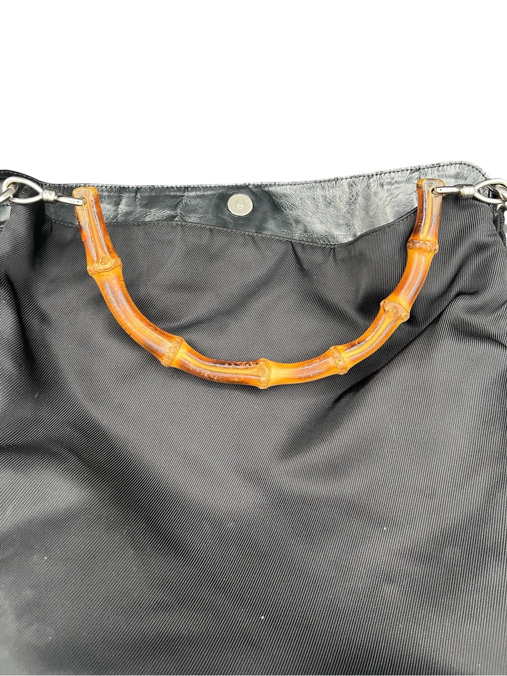 Gucci Diana Black Shoulder Bag with Bamboo Handle - Picture 10 of 10